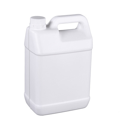 5L white square plastic bottle