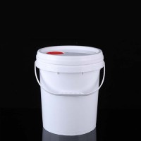 For coating packaging plastic bucket white paint barrel